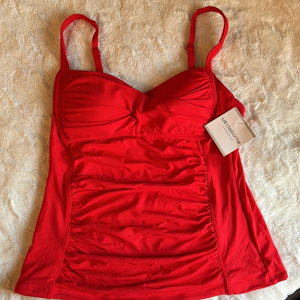 Liz Claiborne NEW tankini top, 8